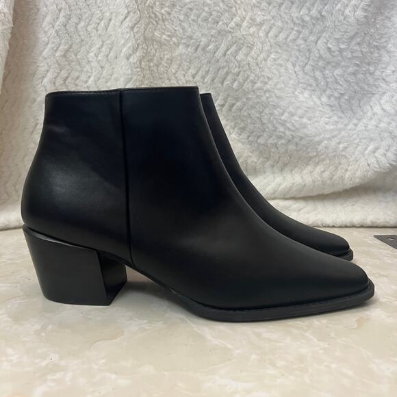 Linea Paolo Shoes - Linea Paolo Black Windy Snip Toe Bootie Womens 10